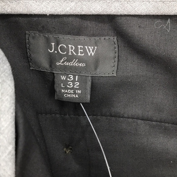 J. Crew Men's Ludlow unstructured suit pant in Navy Plaid Size 31 New - Picture 5 of 11